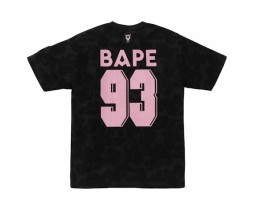 Trendy Brand BAPE Ape Head Shark Short-sleeved Camouflage Letter Printing Casual All-match T-shirt Men's and Women's Couple's Half-sleeve